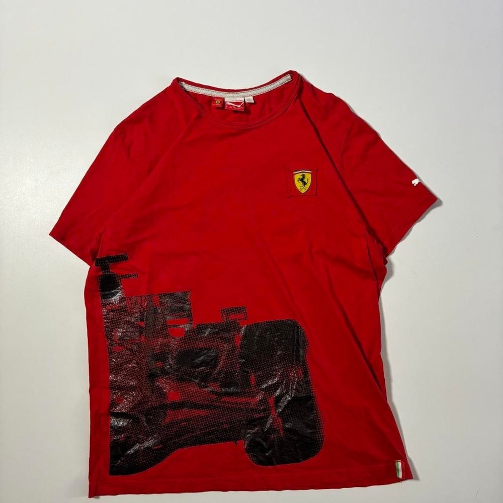 Red Puma Ferrari Formula 1 Graphic T-Shirt - L